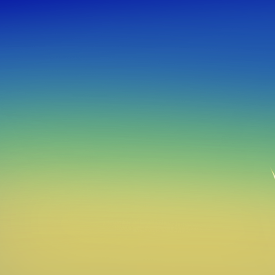 a blue to yellow gradient in a square.